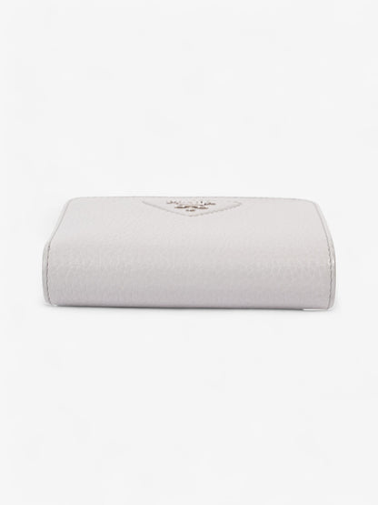 Prada Bifold Wallet Grey / Silver Leather