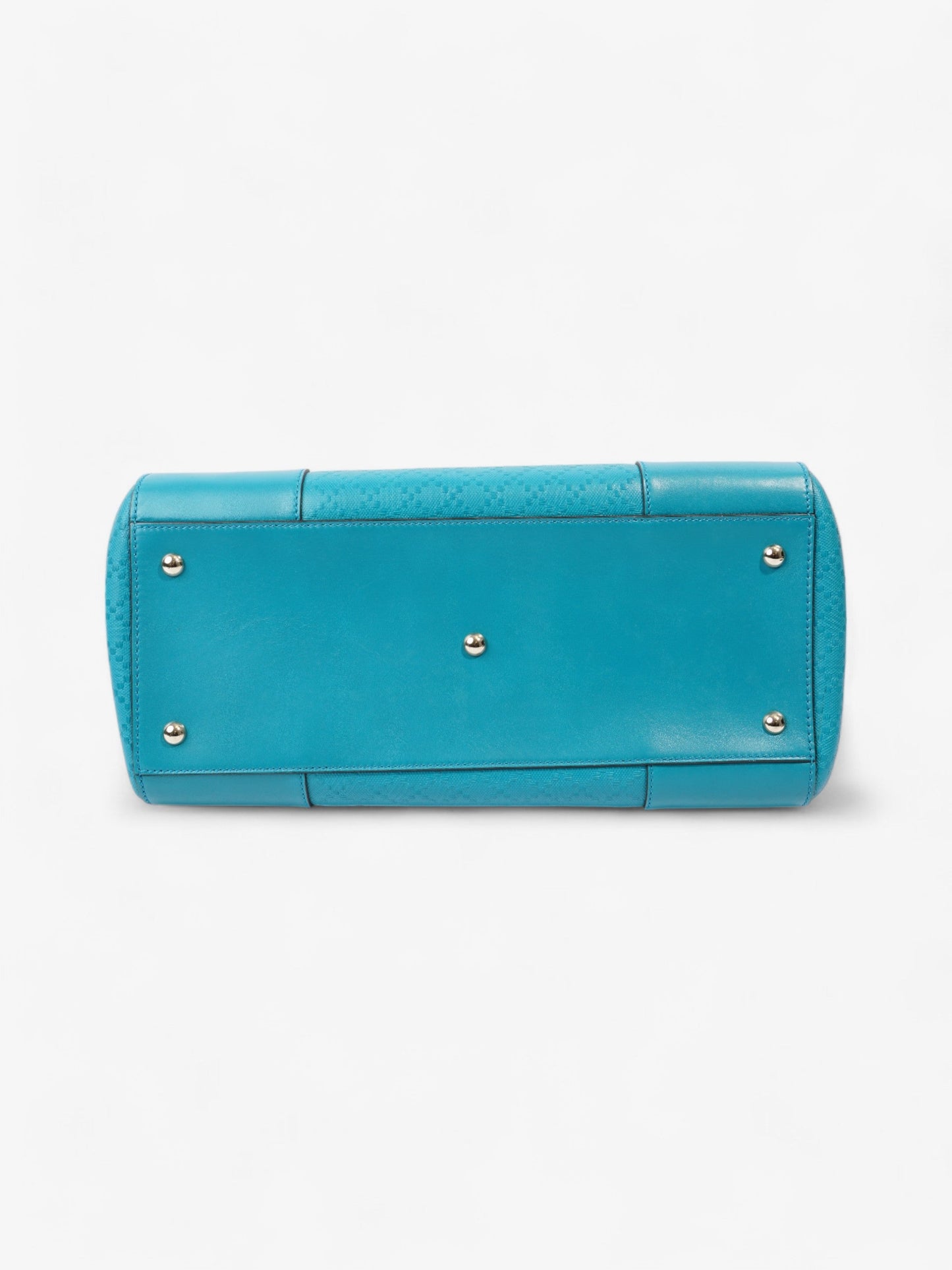 Gucci Diamante 2-Way Turquoise  Leather