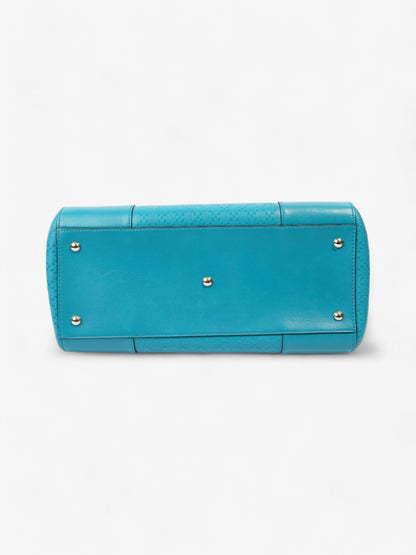 Gucci Diamante 2-Way Turquoise  Leather