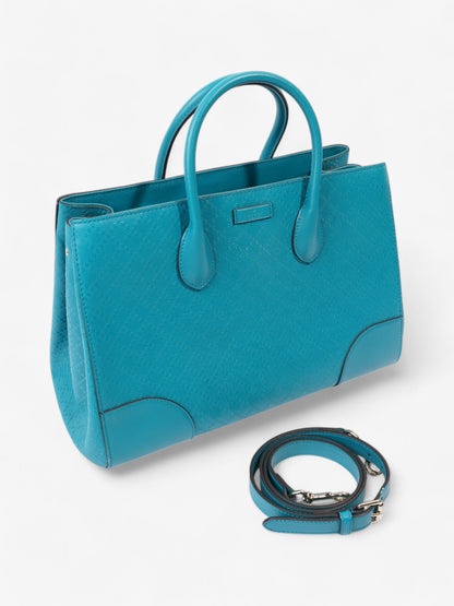 Gucci Diamante 2-Way Turquoise  Leather