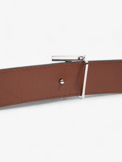 Burberry TB Reversible Belt Black / Brown Leather S