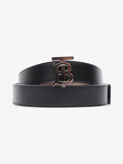 Burberry TB Reversible Belt Black / Brown Leather S
