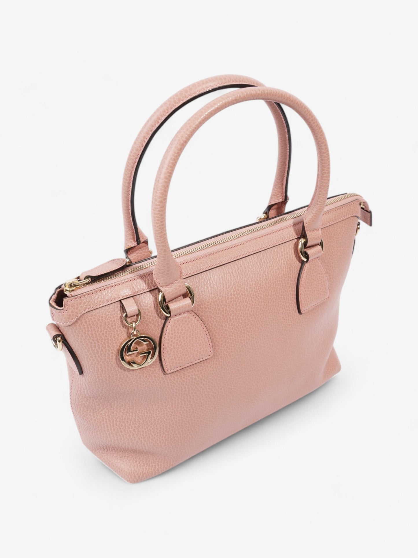 Gucci Dollar Interlocking  Pink Leather