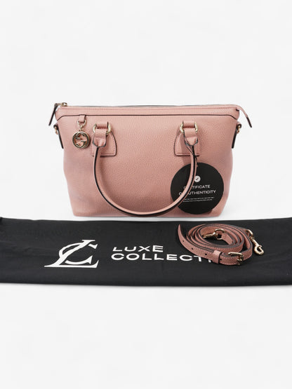 Gucci Dollar Interlocking  Pink Leather