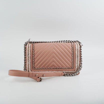 Chanel Old Medium Boy Pink