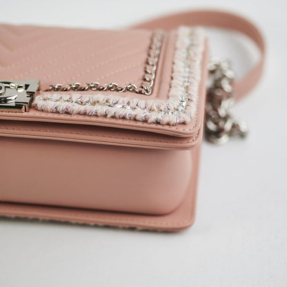 Chanel Old Medium Boy Pink