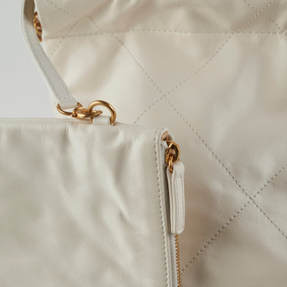 Chanel 22 Medium White