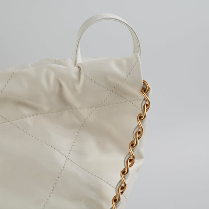 Chanel 22 Medium White