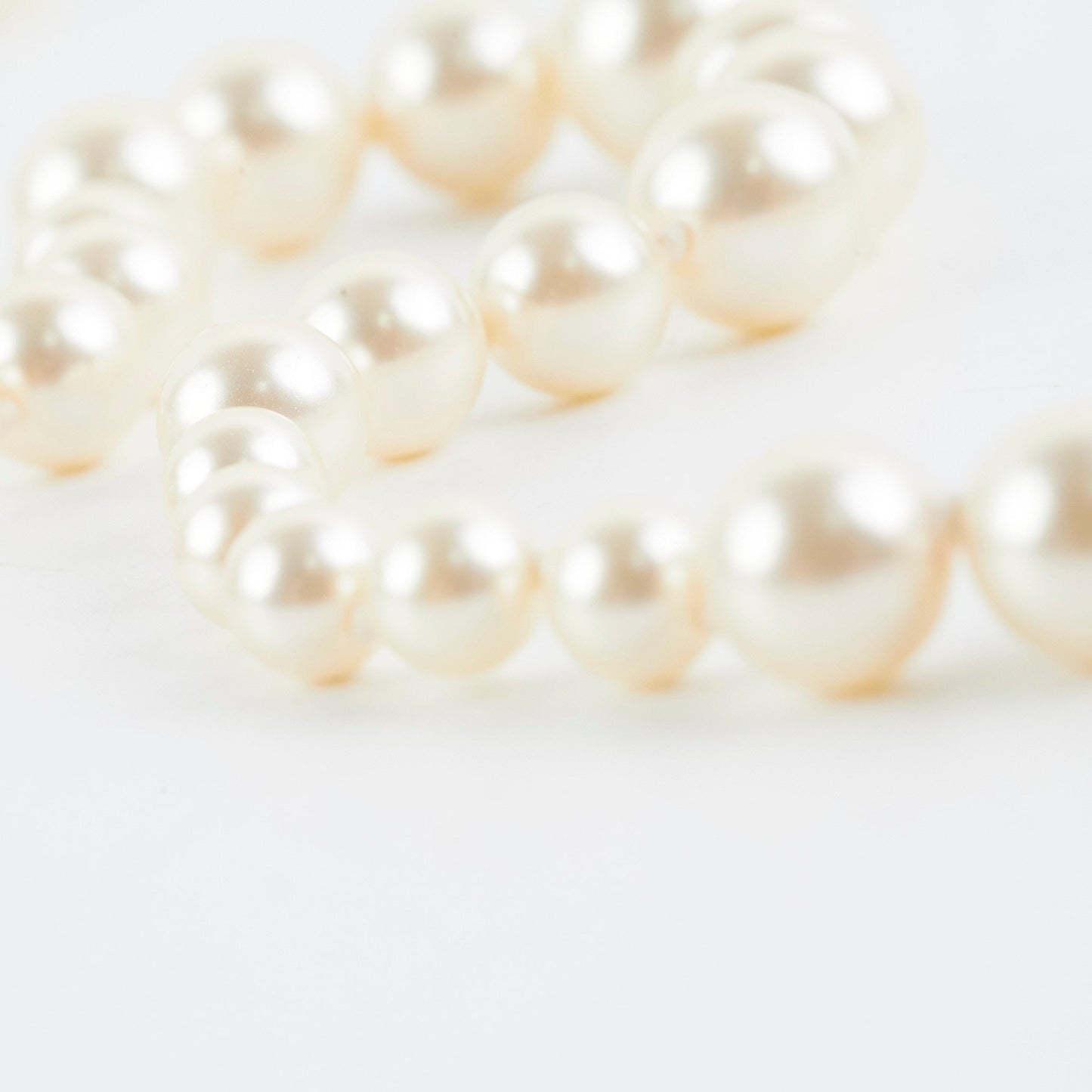 Chanel Long Pearl CC Logo Necklace Costume Jewellery