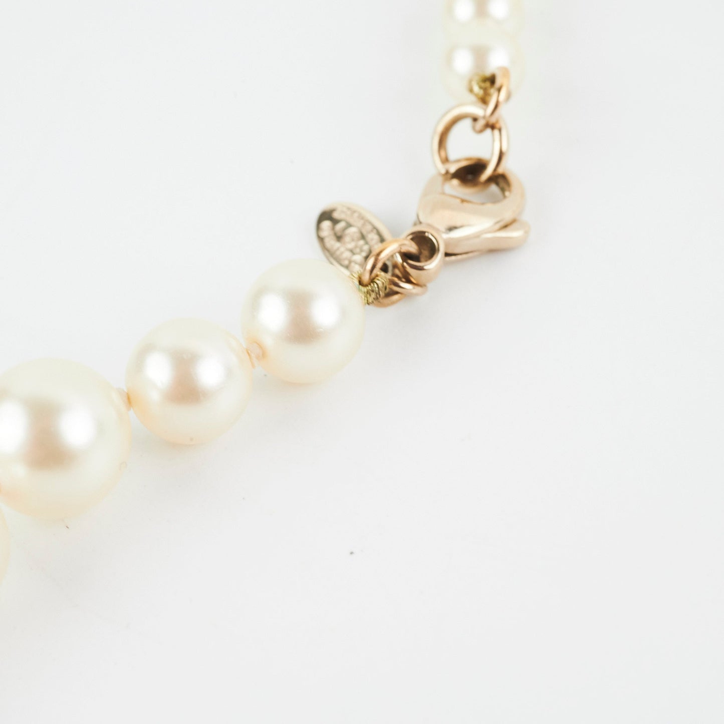 Chanel Long Pearl CC Logo Necklace Costume Jewellery