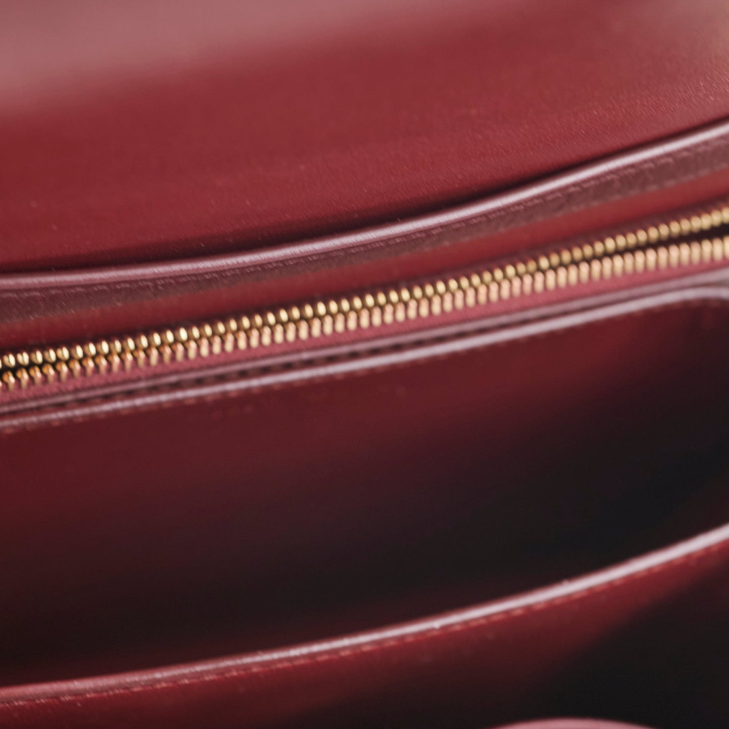Celine Medium Box Burgundy Crossbody Bag