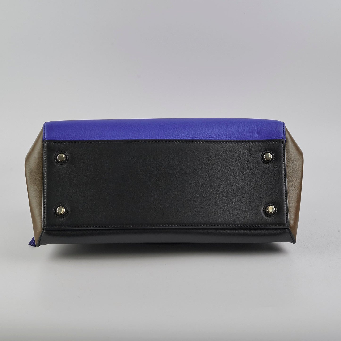 Celine Tri-colour Leather Edge Shoulder Bag
