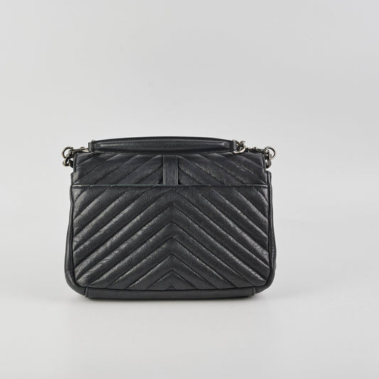 Saint Laurent College Medium Black Bag