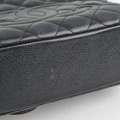 Chanel Caviar PST Petite Shopping Tote (Black)