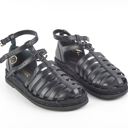 Chanel Roman Sandals Size 40