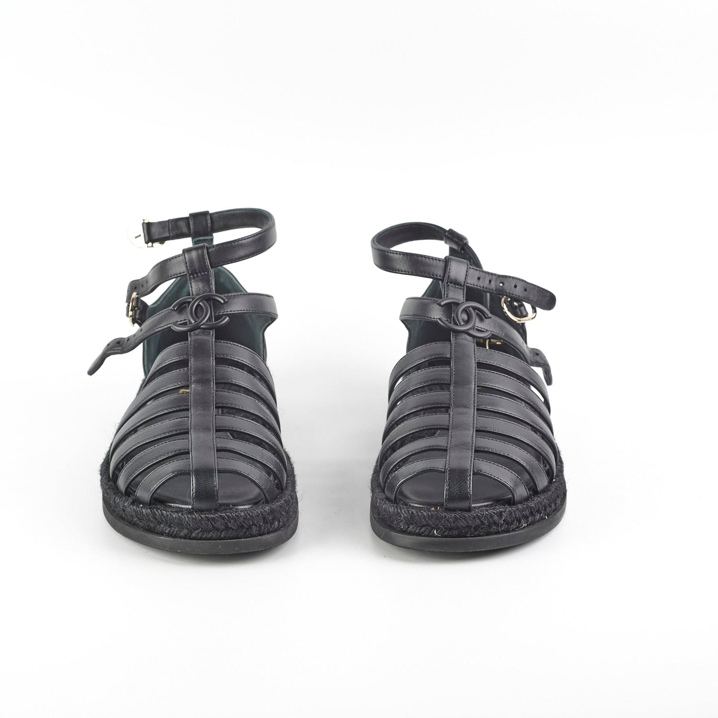 Chanel Roman Sandals Size 40