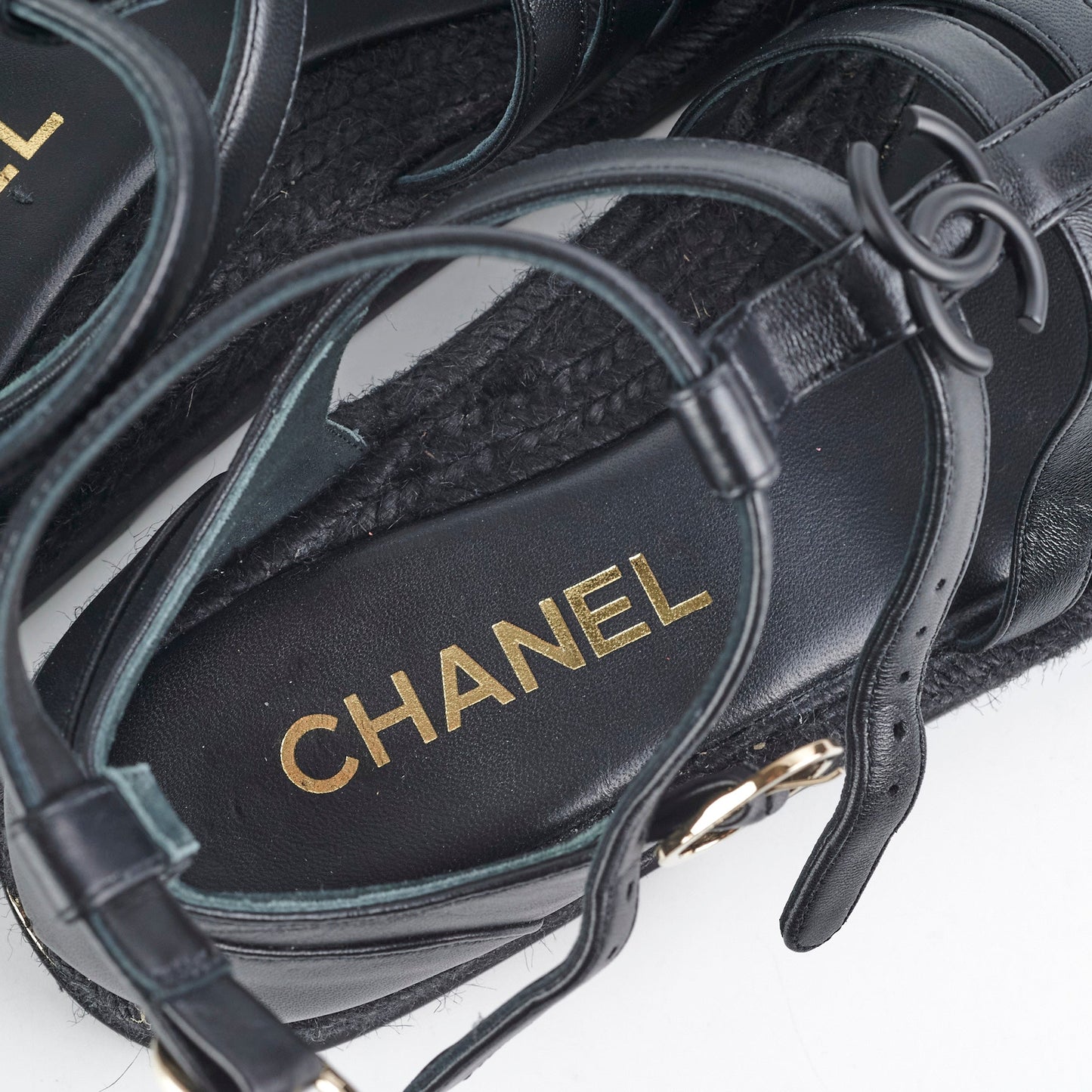 Chanel Roman Sandals Size 40