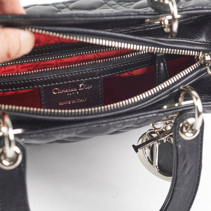 Christian Dior Medium Lady Dior Black