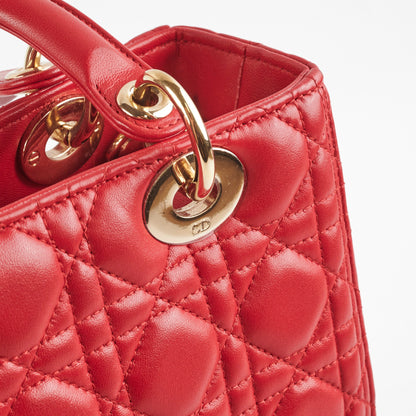 Dior Medium Lady Dior Red
