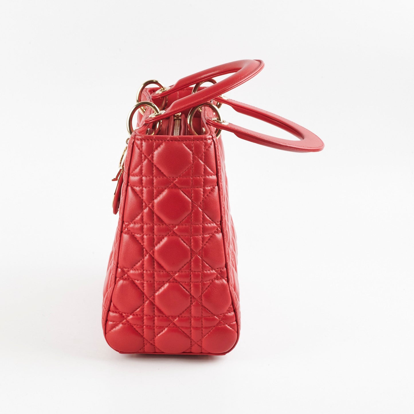 Dior Medium Lady Dior Red