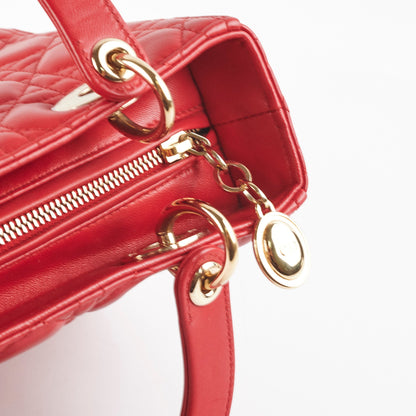 Dior Medium Lady Dior Red