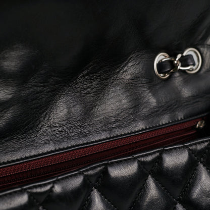 Chanel Black Jumbo Single Flap Black