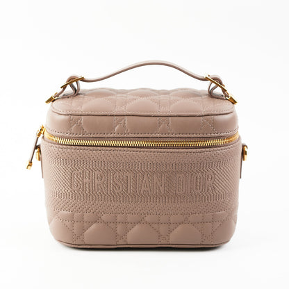 Dior Small Vanity Case Taupe/Brown