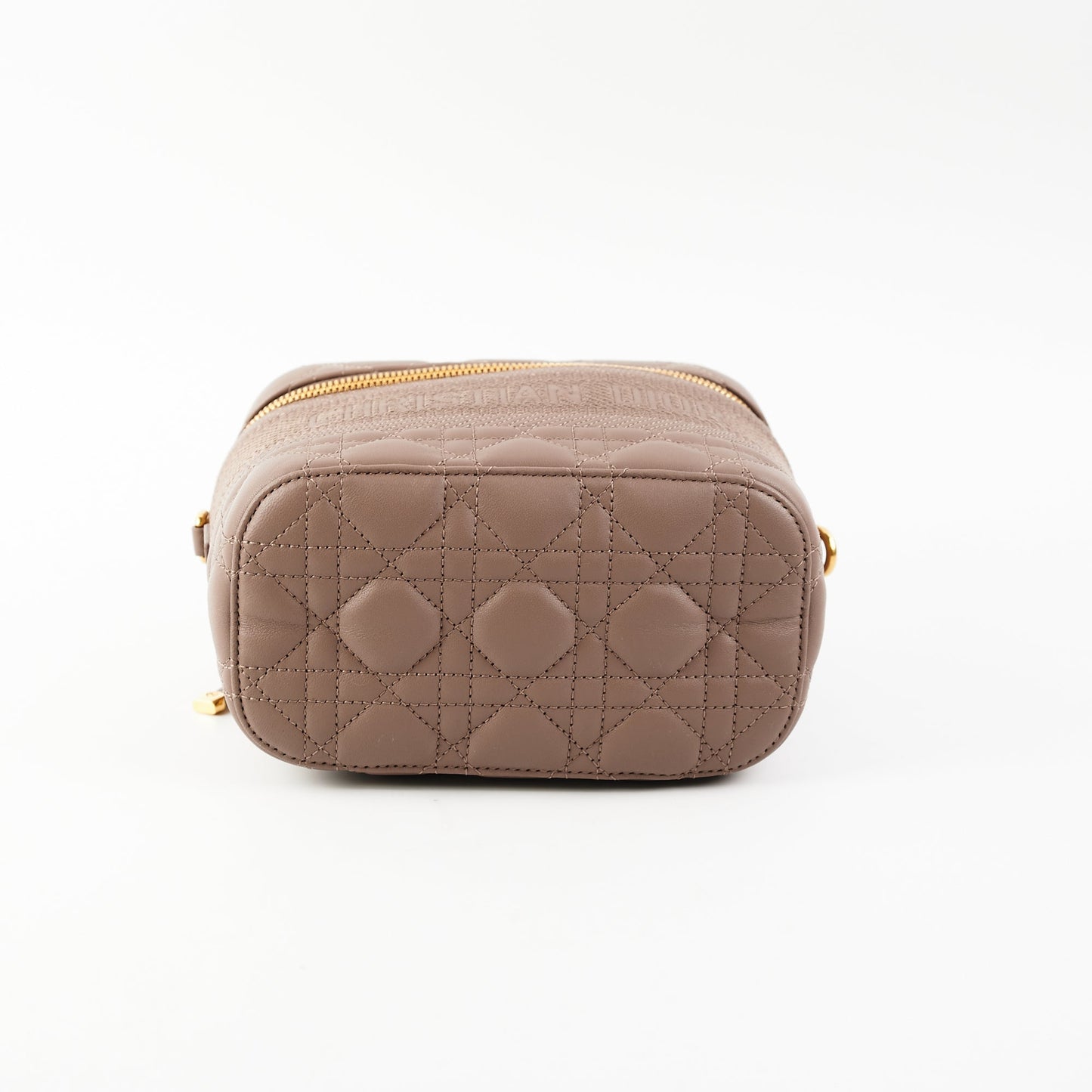 Dior Small Vanity Case Taupe/Brown