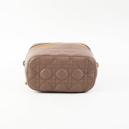 Dior Small Vanity Case Taupe/Brown