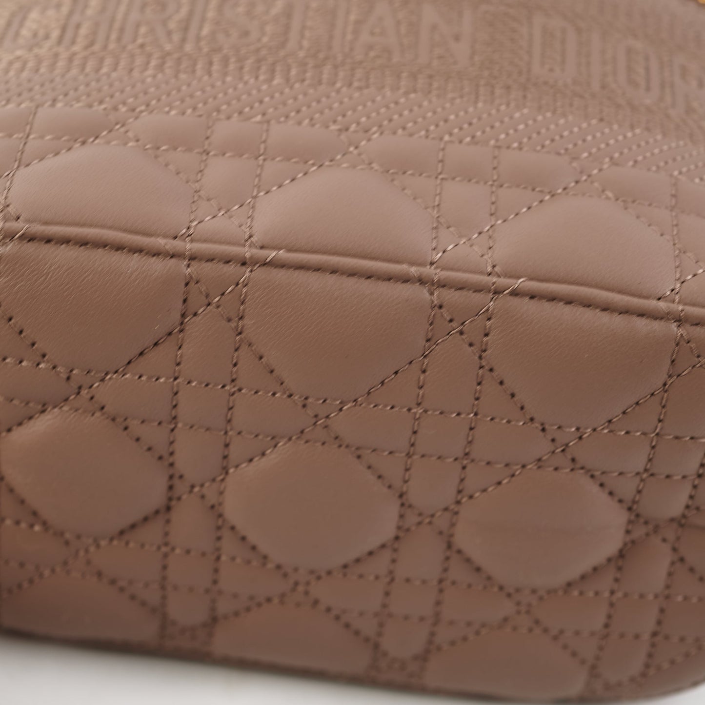 Dior Small Vanity Case Taupe/Brown