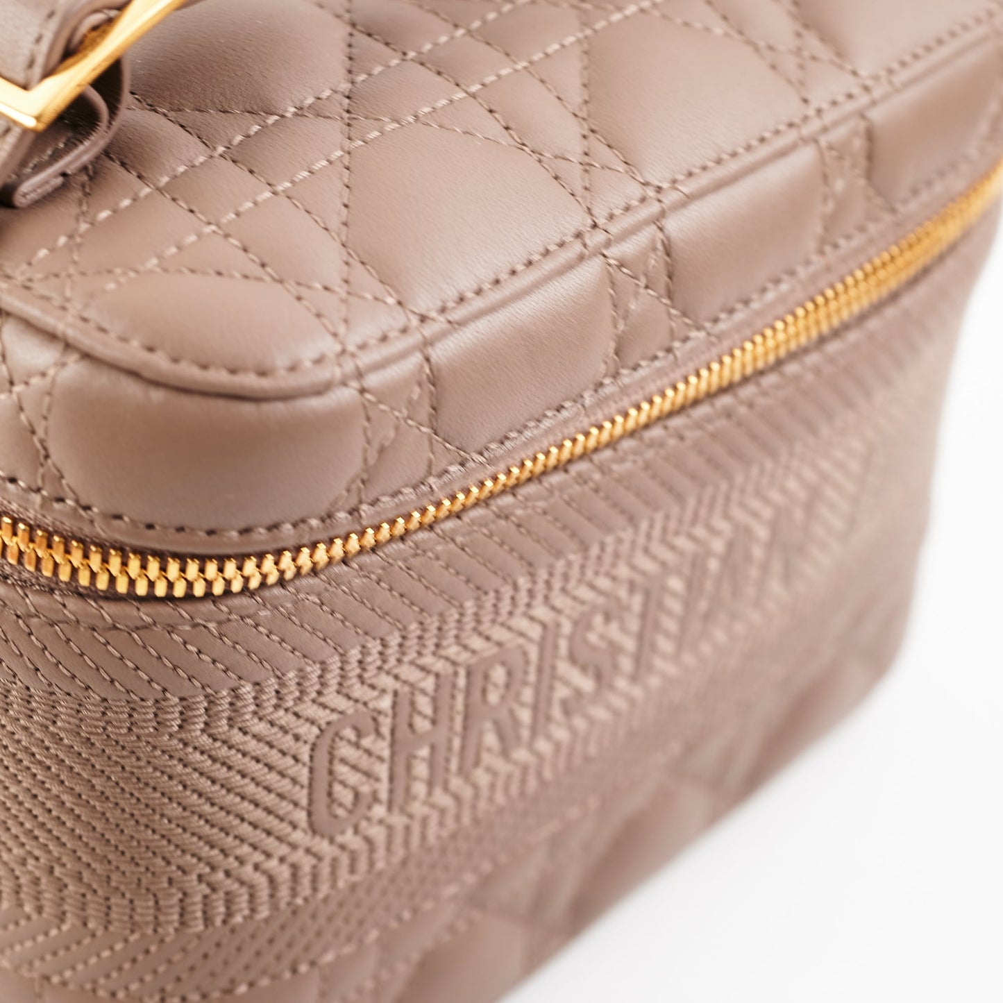 Dior Small Vanity Case Taupe/Brown