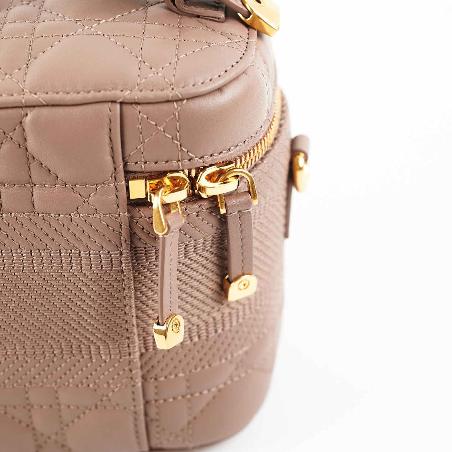 Dior Small Vanity Case Taupe/Brown