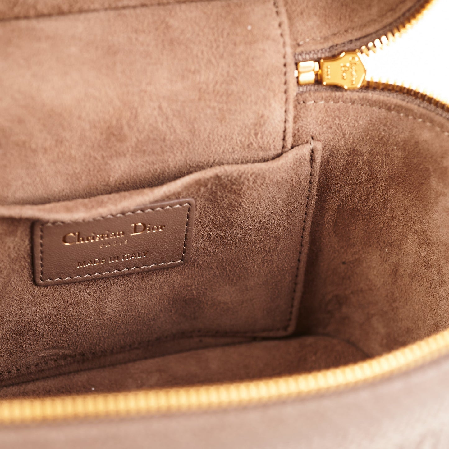 Dior Small Vanity Case Taupe/Brown
