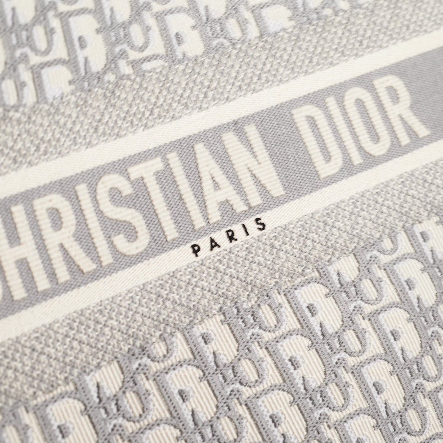 Dior Medium Book Tote Oblique Grey