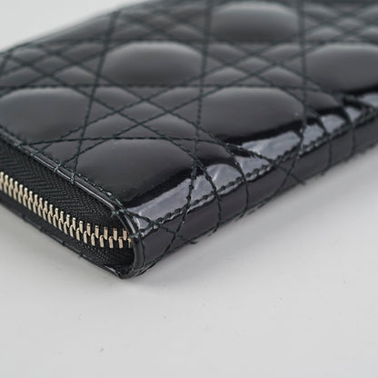 Dior Zippy Long Wallet Black