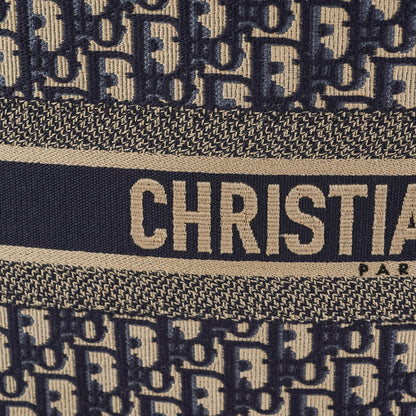 Christian DIor Large Book Tote Navy