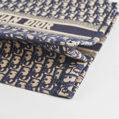 Christian DIor Large Book Tote Navy