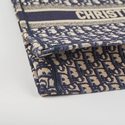 Christian DIor Large Book Tote Navy