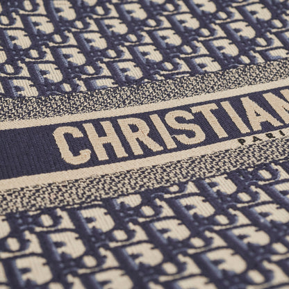 Christian DIor Large Book Tote Navy