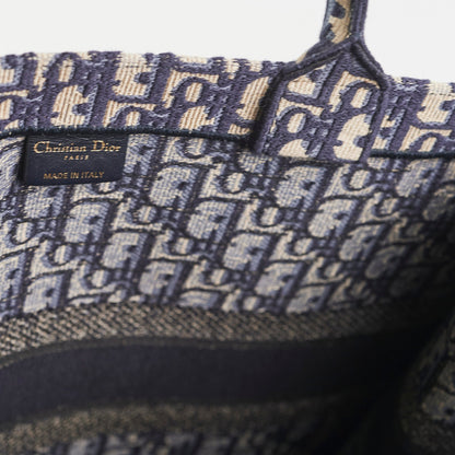 Christian DIor Large Book Tote Navy