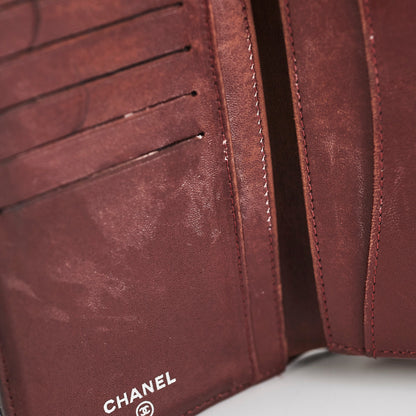 Chanel Long Quilted Black Wallet