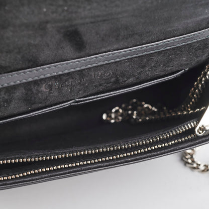 Christian Dior Diorama Black Wallet On Chain