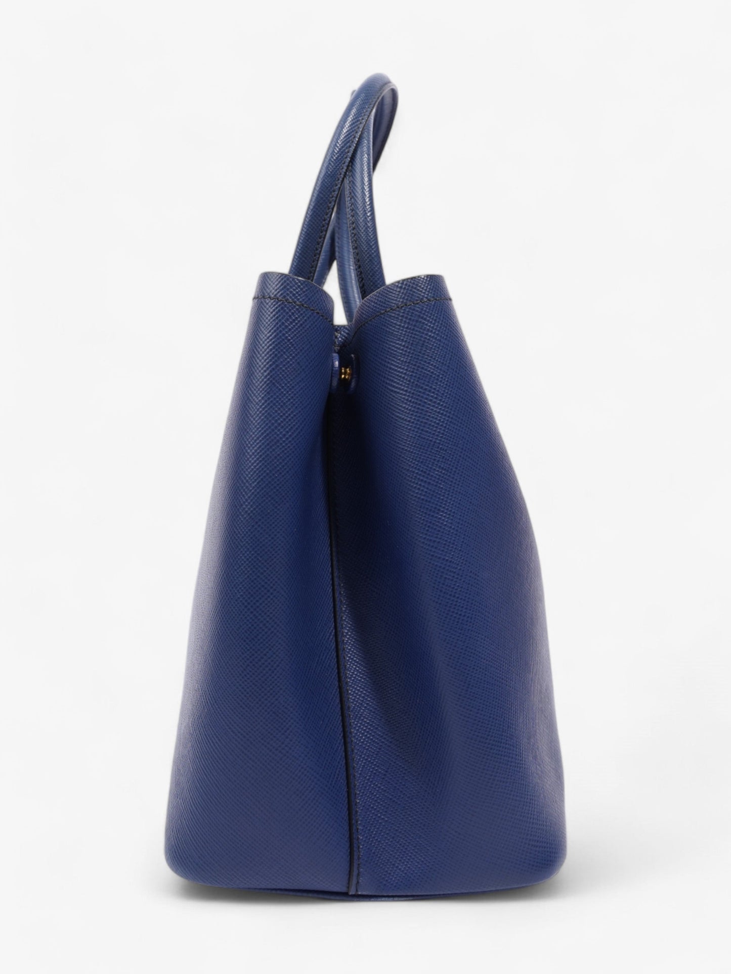 Prada Galleria Tote Blue Saffiano Leather Large