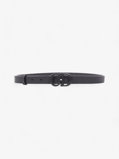 Christian Dior CD Belt Black Leather 90cm