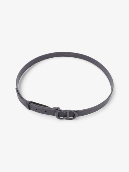 Christian Dior CD Belt Black Leather 90cm