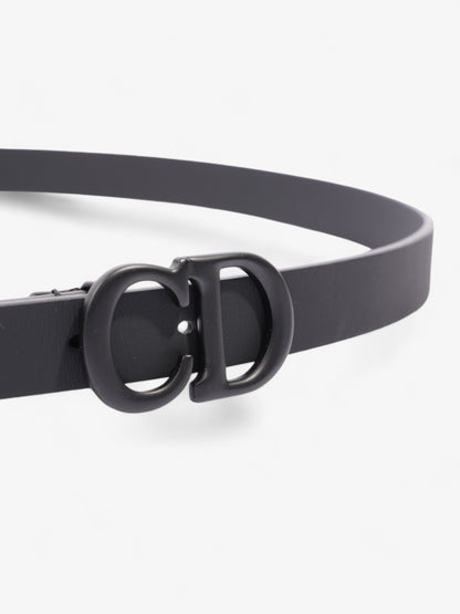 Christian Dior CD Belt Black Leather 90cm