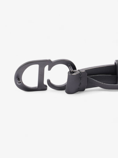 Christian Dior CD Belt Black Leather 90cm