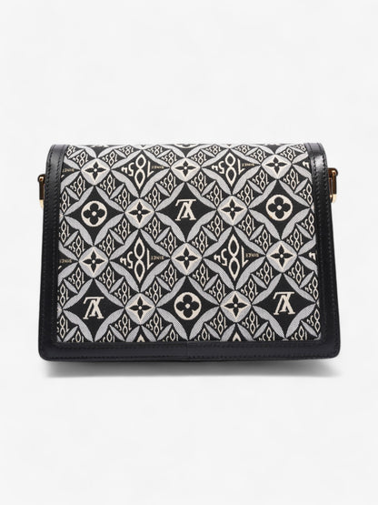 Louis Vuitton Dauphine Black / White Canvas MM