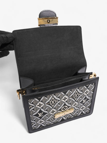 Louis Vuitton Dauphine Black / White Canvas MM