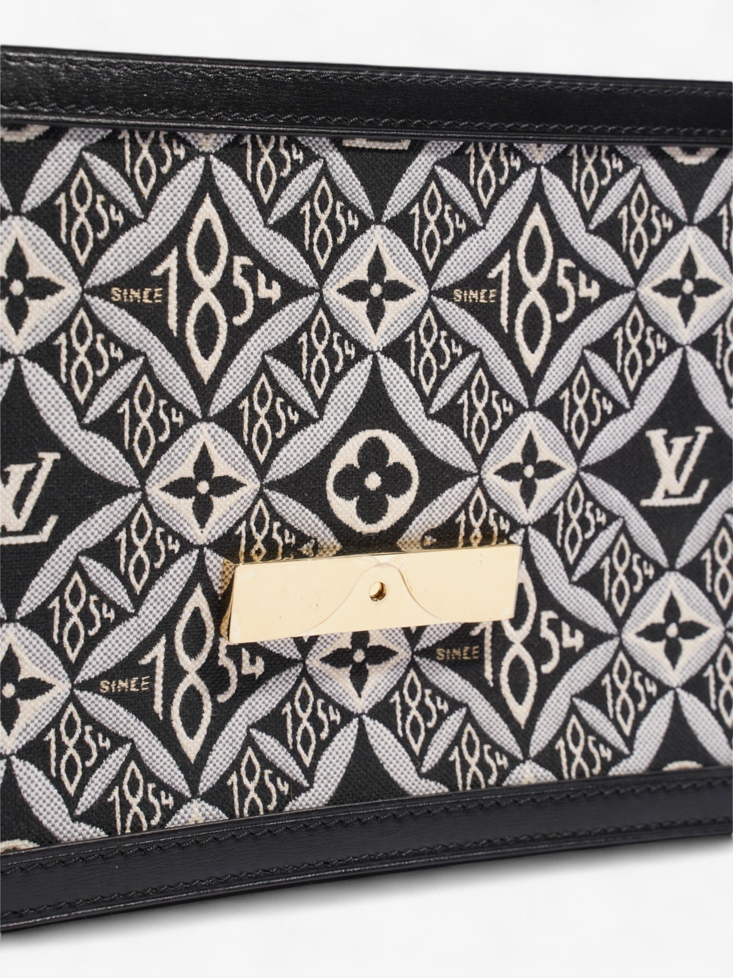 Louis Vuitton Dauphine Black / White Canvas MM
